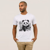 Funny Panda T-shirt (Voorkant volledig)