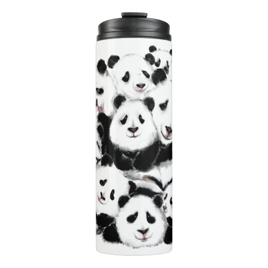 Funny Panda Thermal Tumbler Thermosbeker (Voorkant)
