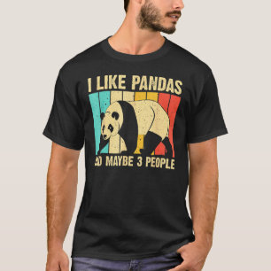 Funny Panda voor kinderen jongens meisjes Beer Pan T-shirt