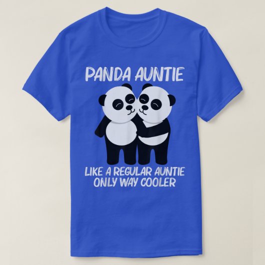 Funny Panda voor tante Mam Chinese Giant Pandas Fo T-shirt (Design voorkant)