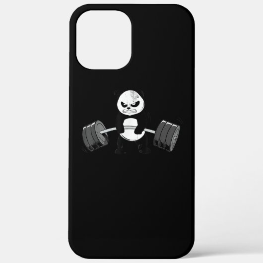 Funny Panda Workout Kitten Gym Deadlift kracht Case-Mate iPhone Case (Achterkant)