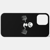 Funny Panda Workout Kitten Gym Deadlift kracht Case-Mate iPhone Case (Achterkant / Rechts)