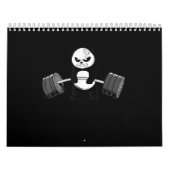 Funny Panda Workout Kitten Gym Deadlift kracht Kalender (Hoes)