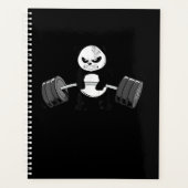 Funny Panda Workout Kitten Gym Deadlift kracht Planner (Voorkant)
