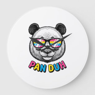 Funny Panda Zonnebril Vintage Graveer Shirt Des Grote Klok