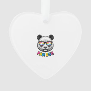 Funny Panda Zonnebril Vintage Graveer Shirt Des Ornament
