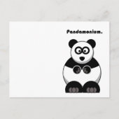 Funny Pandamonium Panda Busy Pun Cartoon Briefkaart (Voorkant)