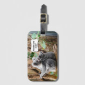 Funny Pandas of Koalas - Welke zijn knuffels? Bagagelabel (Voorkant (verticaal))