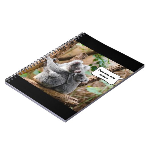 Funny Pandas of Koalas - Welke zijn knuffels? Notitieboek (Linkerzijde)