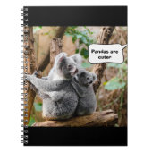 Funny Pandas of Koalas - Welke zijn knuffels? Notitieboek (Voorkant)