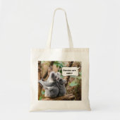 Funny Pandas of Koalas - Welke zijn knuffels? Tote Bag (Voorkant)
