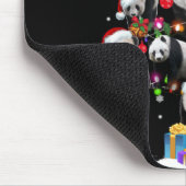 Funny Pandas Santa Hat Christmas Tree Ornament T S Muismat (Hoek)
