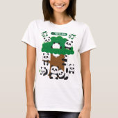 Funny pandas t-shirt (Voorkant)