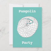 Funny Pangolin Lock Free Covid19 humor Party (Achterkant)
