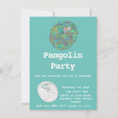 Funny Pangolin Lock Free Covid19 humor Party (Voorkant)
