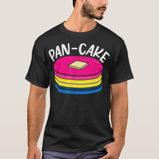 Funny Pansexual Pancake LGBTQ Gay Pan Pride Month T-shirt (Voorkant)