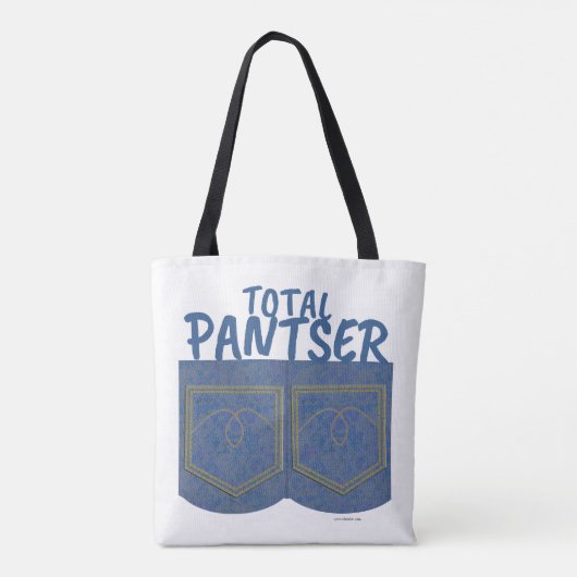 Funny Pantser Writing Method Slogan Tote Bag (Achterkant)