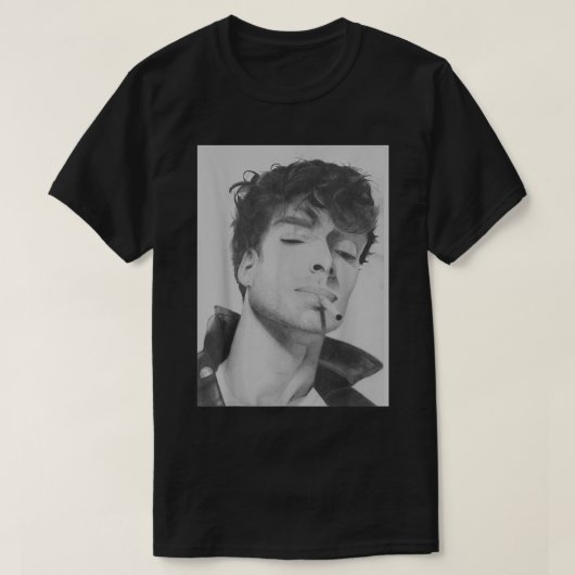 Funny Paolo Nutini Drawing Gift T-shirt (Design voorkant)