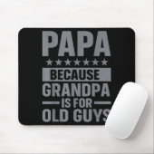 Funny Papa Art For Grandpa From Grandkids Father's Muismat (Met muis)