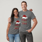 Funny Papa Claus Kerstroodgepiste pyjama Santa T-shirt (Unisex)