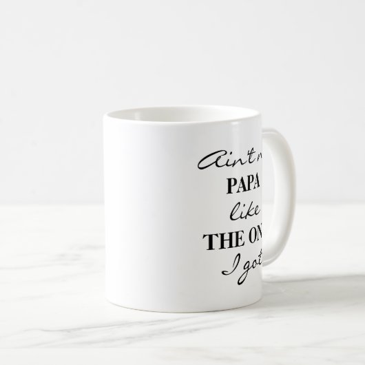 Funny Papa Grandpa Coffee Tea Mok (Voorkant rechts)