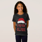Funny Papaw Claus Red Pset met kerstmis T-shirt (Voorkant volledig)