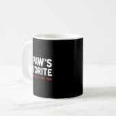 Funny Papaw's Favorite Granhild I'm Papaw's Favori Koffiemok (Voorkant links)