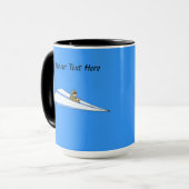 Funny Paper Airplane Pilot Mok (Voorkant links)