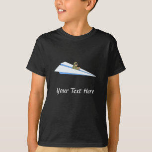 Funny Paper Airplane Pilot T-shirt