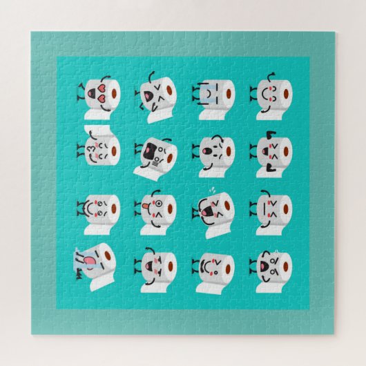 Funny Paper Emjoi Legpuzzel (Horizontaal)