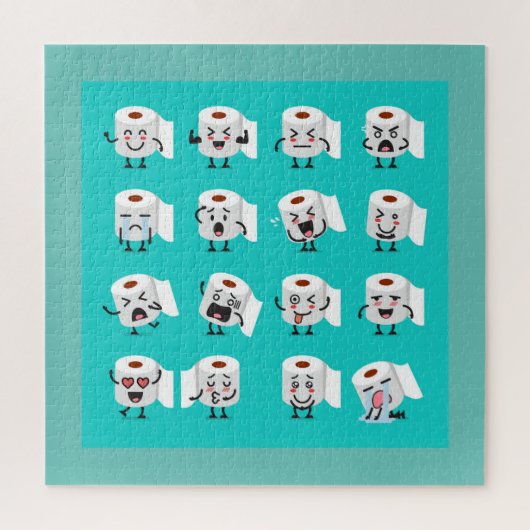 Funny Paper Emjoi Legpuzzel (Verticaal)