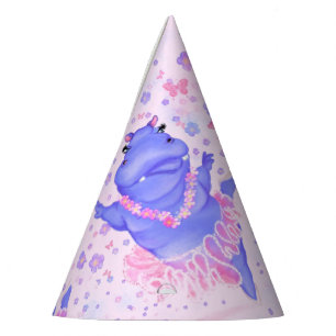 Funny Paper Party Pet Ballerina Hippo Ballet Dans Feesthoedjes