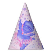 Funny Paper Party Pet Ballerina Hippo Ballet Dans Feesthoedjes (Rechts)