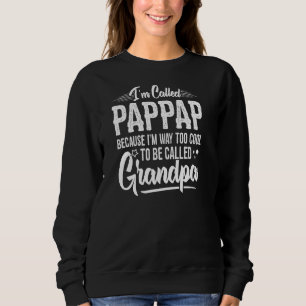 Funny Pappap Idee for Grandpa Mannen Father S Day Trui