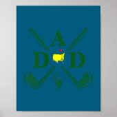 Funny Par Dad Golf Matching Golfing Quote Party Ck Poster (Voorkant)