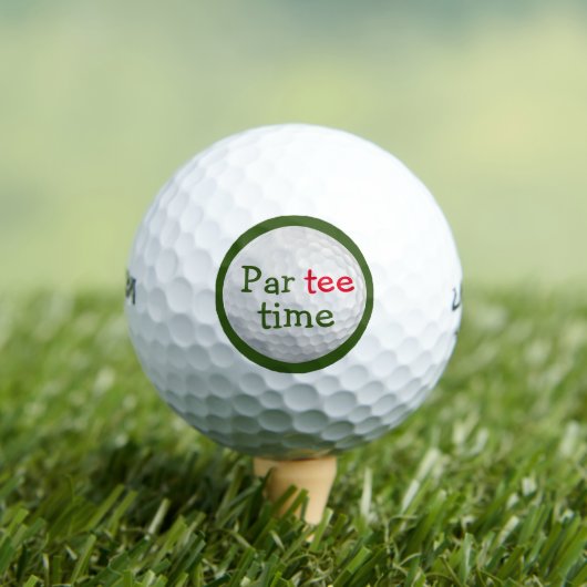 Funny Par T-shirt Time Golfballen (Insitu Shirt)