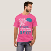 Funny Parachute Skydiver Adventure Parachuting Sky T-shirt (Voorkant volledig)