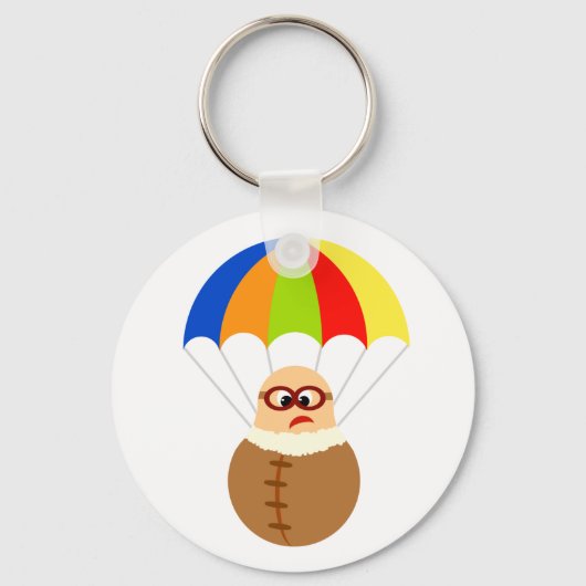 Funny Parachute Sleutelhanger (Voorkant)