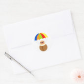 Funny Parachute Sticker (Envelop)