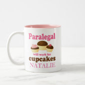 Funny Paralegal Kantoor Gift Personalized Mug Tweekleurige Koffiemok (Links)