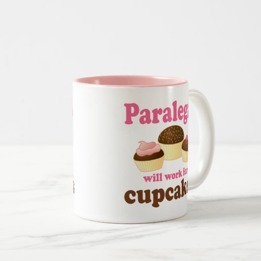 Funny Paralegal Tweekleurige Koffiemok (Voorkant rechts)