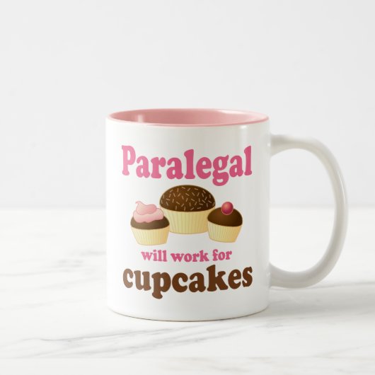 Funny Paralegal Tweekleurige Koffiemok (Rechts)