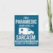 Funny Paramedic Emt Gift Kaart (Voorkant)