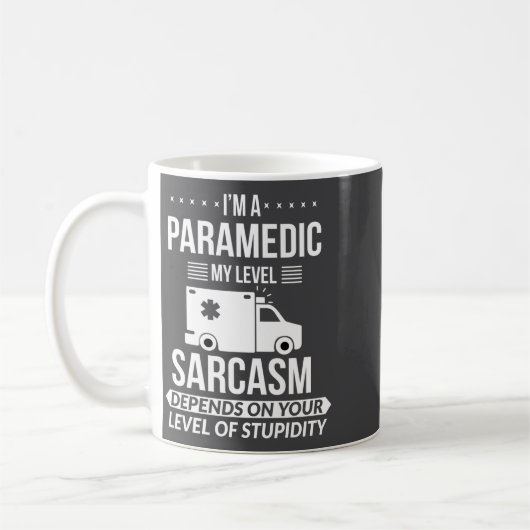 Funny Paramedic Emt Gift  Koffiemok (Links)