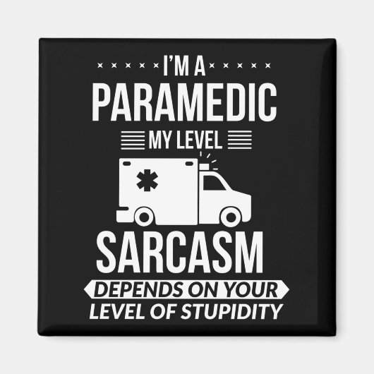 Funny Paramedic Emt Gift  Magneet (Voorkant)