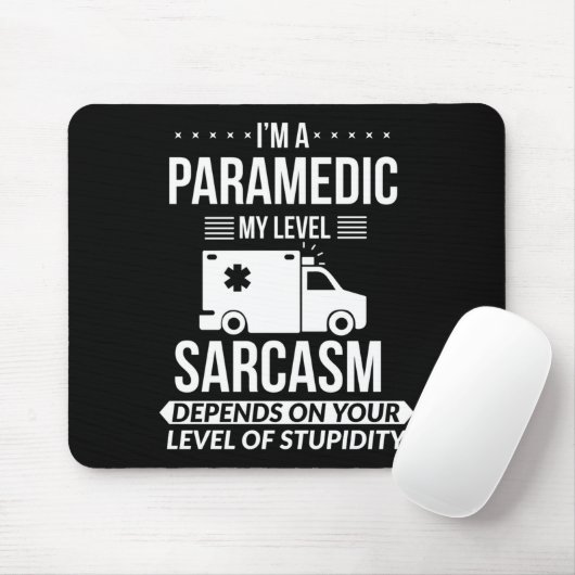 Funny Paramedic Emt Gift  Muismat (Met muis)