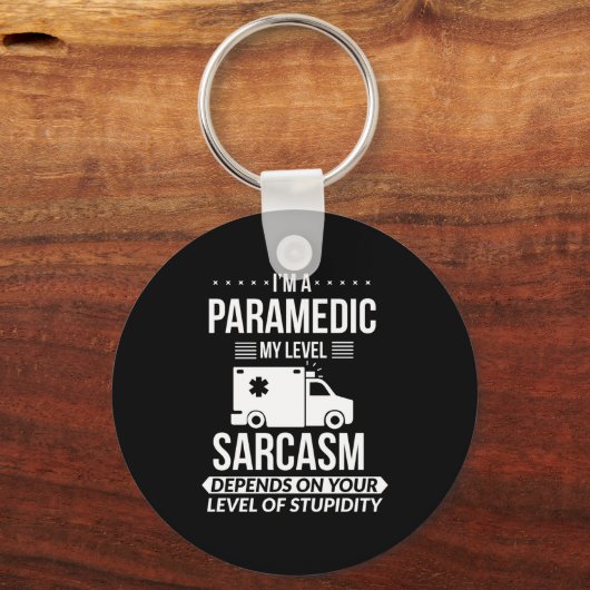 Funny Paramedic Emt Gift  Sleutelhanger (Voorkant)