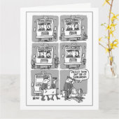 Funny Paramedic-kaart Kaart (Gele Bloem)