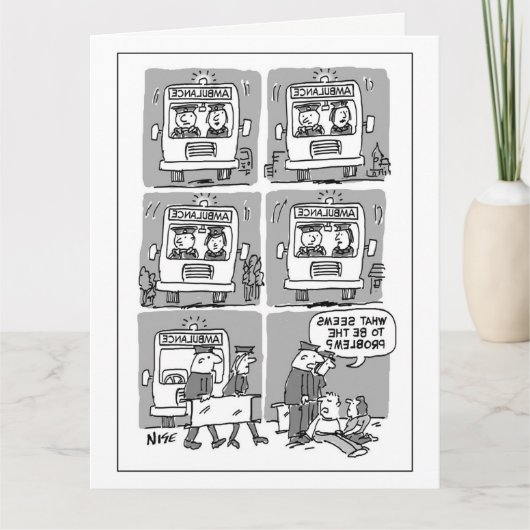 Funny Paramedic-kaart Kaart (Voorkant)