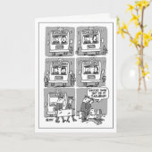 Funny Paramedic-kaart Kaart (Gele Bloem)